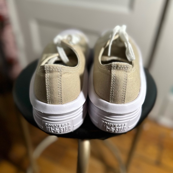Classic Beige Canvas Sneakers - Picture 6 of 8